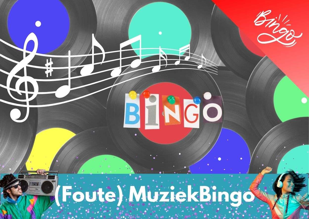 foute muziekbingo teamuitje op locatie