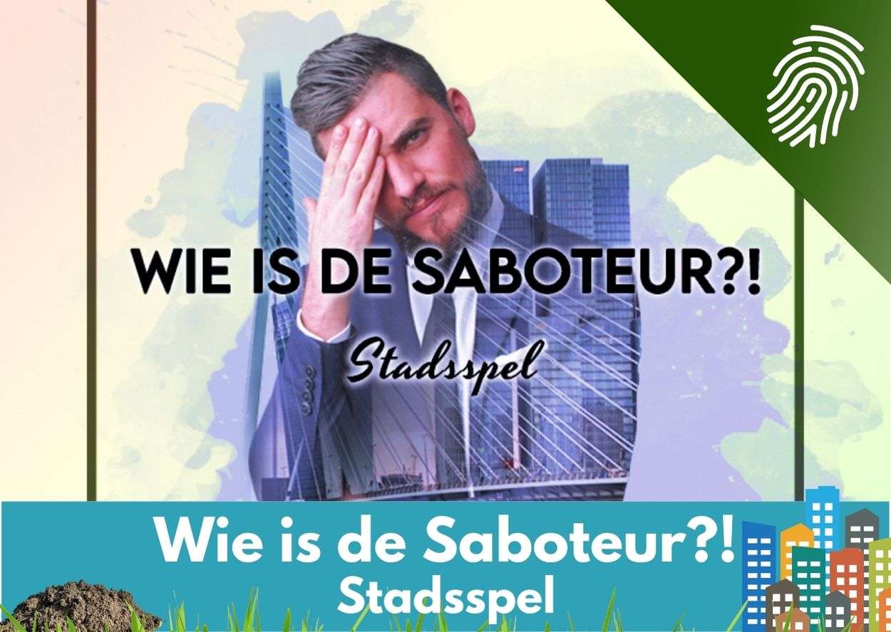 wie is de saboteur mol stadsspel teamuitje op locatie